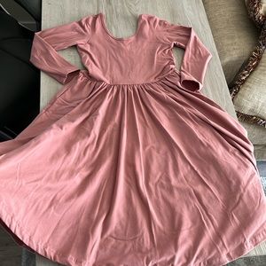 Alice & Ames dress- mauve pink